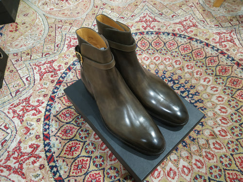 Carlos Santos Jodphur Boots in Bosco Patina (Odd Stock)