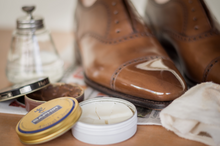 Load image into Gallery viewer, The Quarters Signature Shoe Care &amp; Shine Service